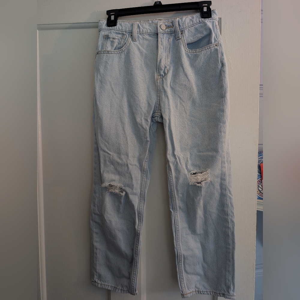 Old Navy Girls Youth Light Blue Relaxed Jeans Size 12